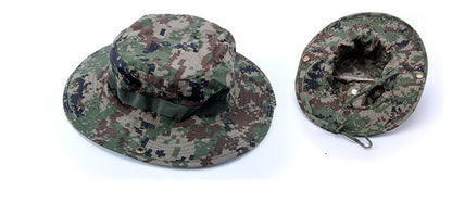 Camouflage Summer Fisherman Sunscreen Hat