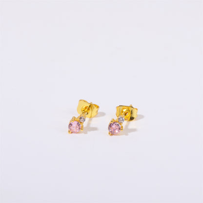 December Birthstone Zircon Earrings