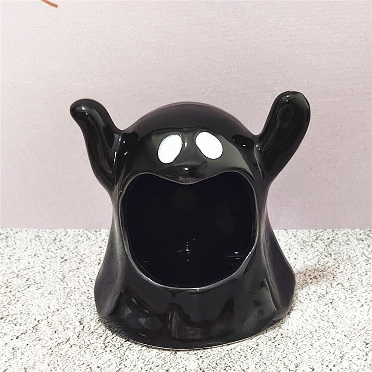 Halloween Ghost Festival Ceramic Craft Ornament