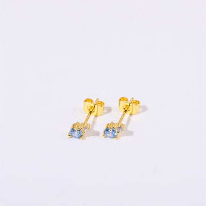 December Birthstone Zircon Earrings