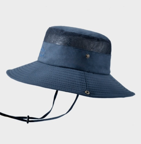 Solid Color Big Brim Sun Hat Outdoor Protection