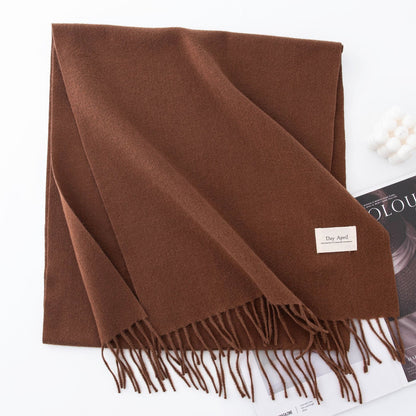 Artificial Cashmere Scarf Female Warm Shawl