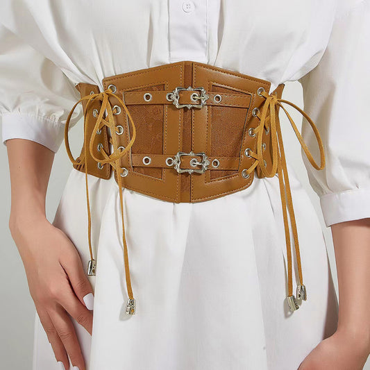 Vintage Lace Strap Elasticated Waist Belt