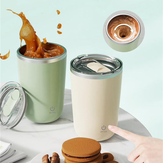 350ml Automatic Self-Stirring Mug - Electric Stainless Steel