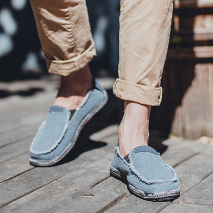 Retro Slip-On Old Beijing Cloth Casual Shoes for Men