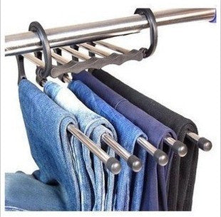 5 In 1 Multi-functional Stainless Steel Clothes Hangers