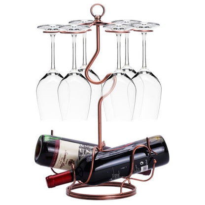 Upside Down Wine Glass Rack