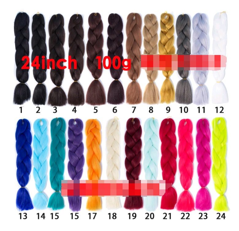 African Black Dirty Scorpion Braid Wig