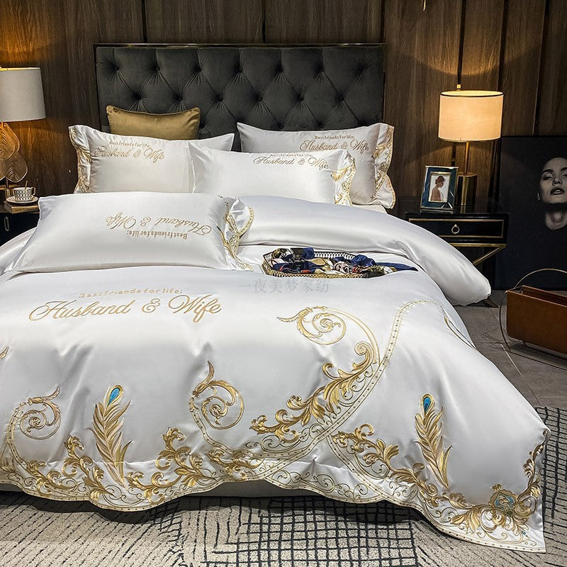 Ice Silk Quilt Bed Sheet Set