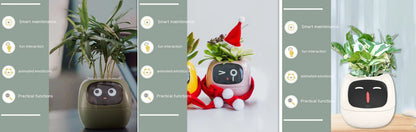 Smart AI Planter with Expressions and Sensors