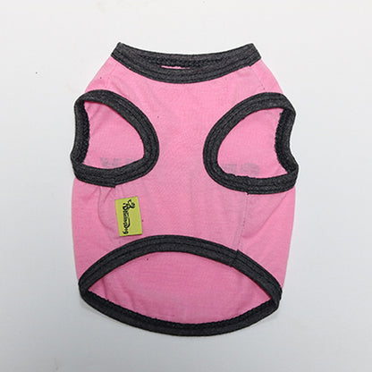 Cotton printed security small dog pet vest