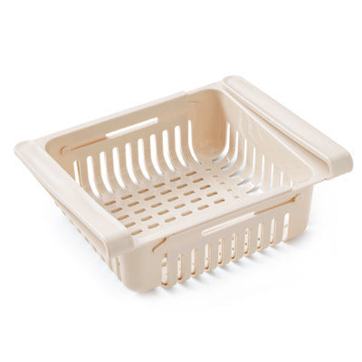 Stretchable Multifunction Refrigerator Storage Basket
