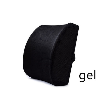 Breathable Ice Mesh Memory Foam Car Waist Cushion