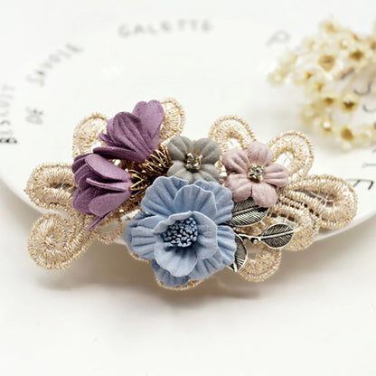 Handmade Bow Hair Ring Pearl Girl Headband