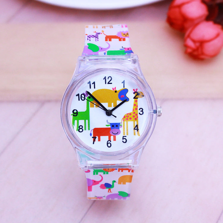 Jelly Transparent Children's Watch