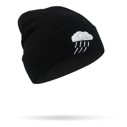 Fashionmonger Hip Hop Woolen Embroidery Knitted Hat