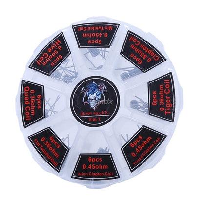 48pcs Pre-Built Coils Set for RTA/RDA