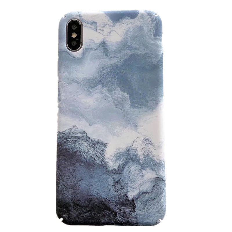 Apple Blue Waves Hard Case for iPhone