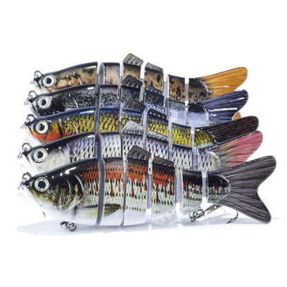 6-Segment Hard Fishing Lure – 10cm, 17g Shallow Water Bait