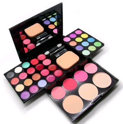 Makeup Box - 39 Color Palette with Eyeshadow, Lipstick, Blush, and Powder