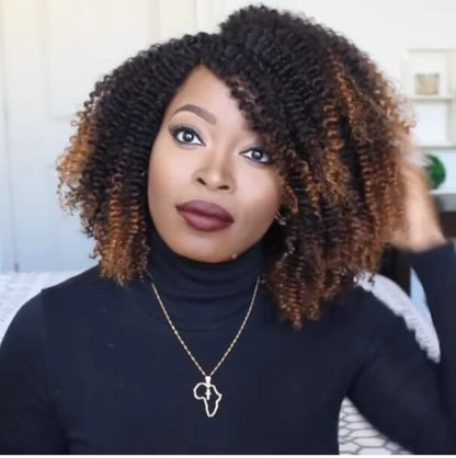 Short Curly Explosion Head Small Curly Wig