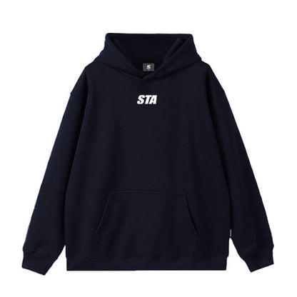 Small Letter Printed Hoodie Men's American Style