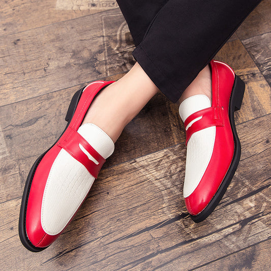 British Pointed Men's Shoes Slip-on Leisure