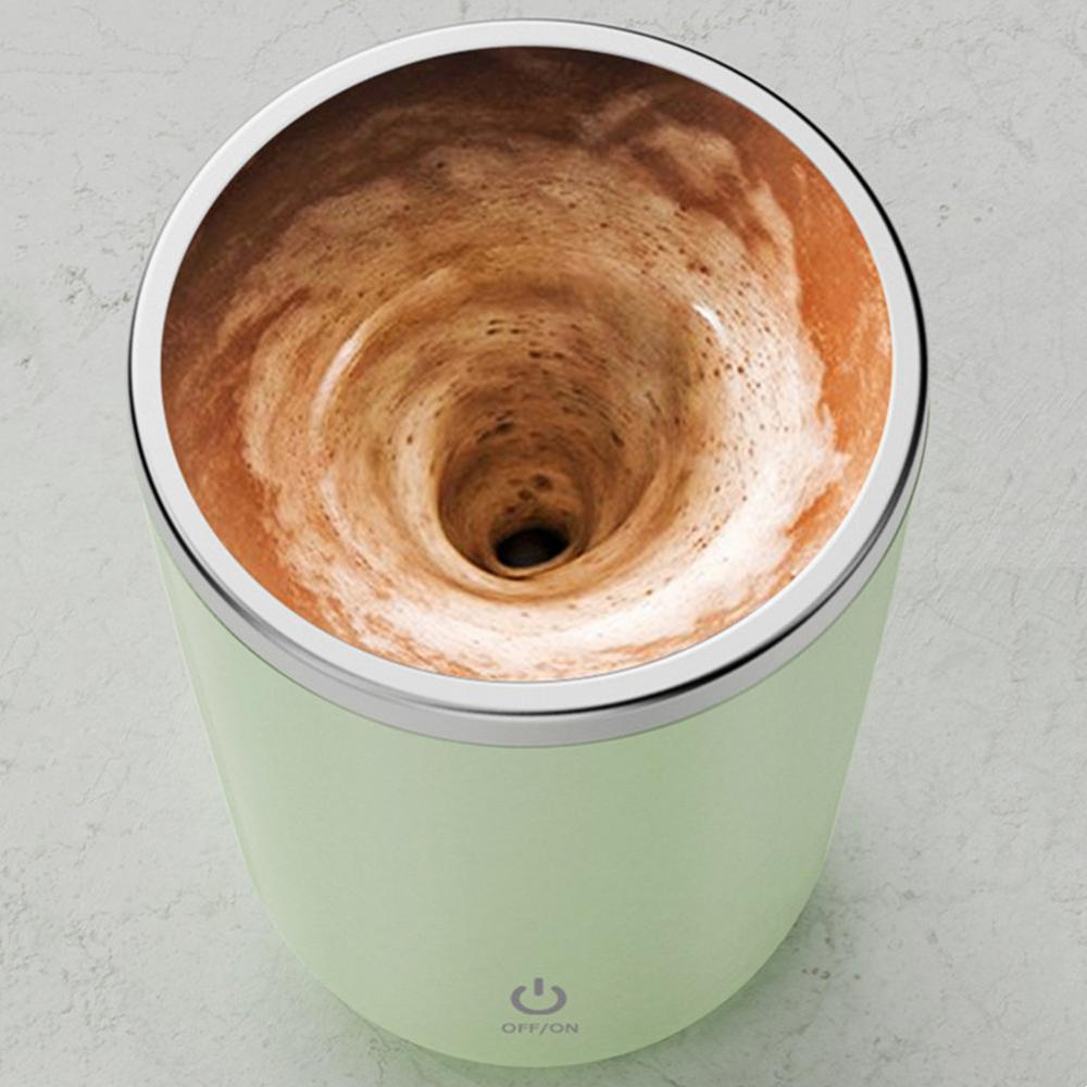 350ml Automatic Self-Stirring Mug - Electric Stainless Steel
