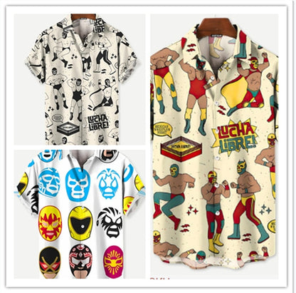 Men's 3D Printed Hawaiian Shirt Summer Vacation