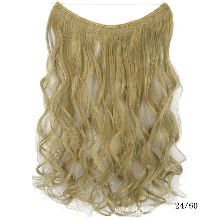 22 Inch Invisible Wire Hair Extensions Synthetic