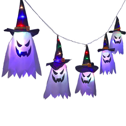 Halloween Ghost Lantern String Lights Holiday Decoration
