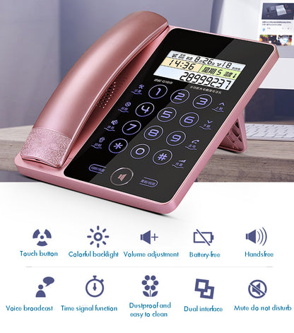 Creative Fashion Touch Screen Fixed Telephone Landline