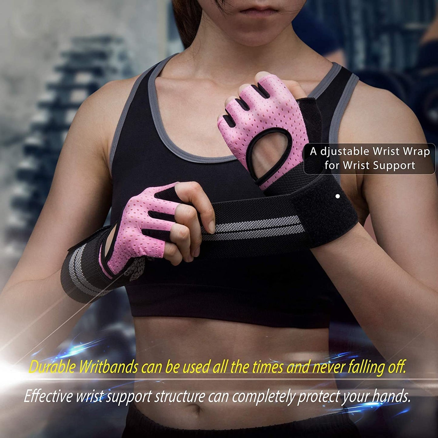 Fitness Weightlifting Half Finger Anti-slip Gloves