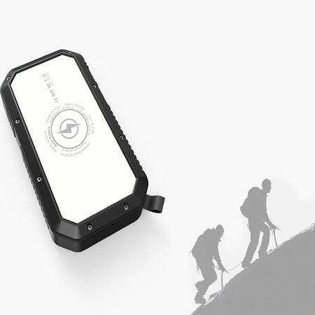 Wireless Solar Power Bank Phone Torch