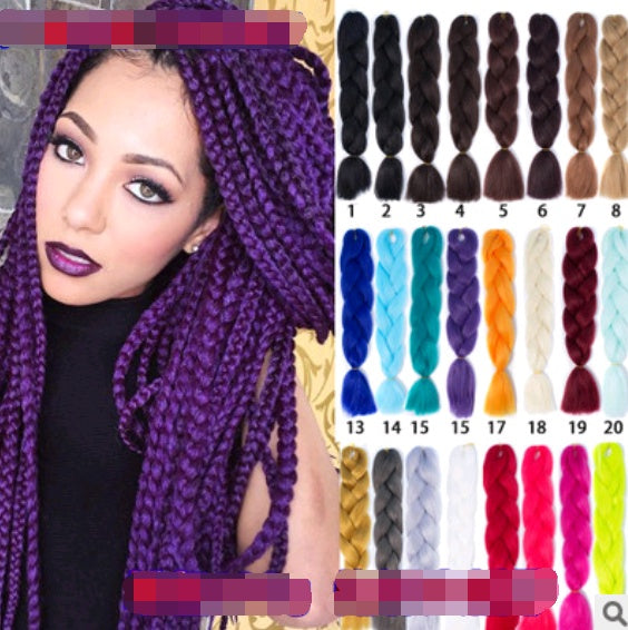 African Black Dirty Scorpion Braid Wig
