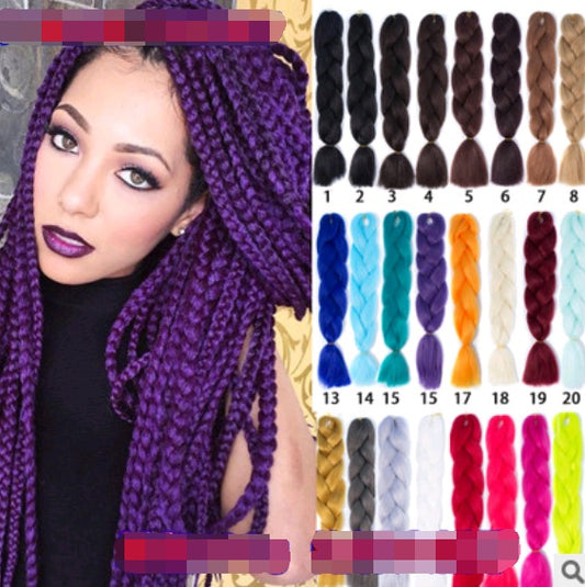 African Black Dirty Scorpion Braid Wig