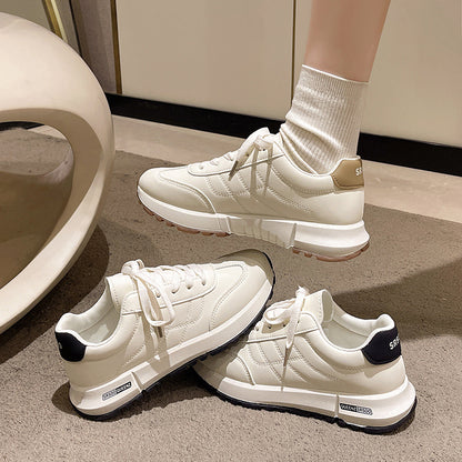 New Autumn Fashion Platform White Women's Shoes