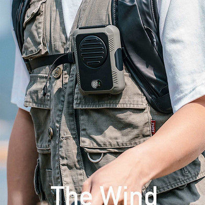 Leafless Waist Fan Portable High Wind USB