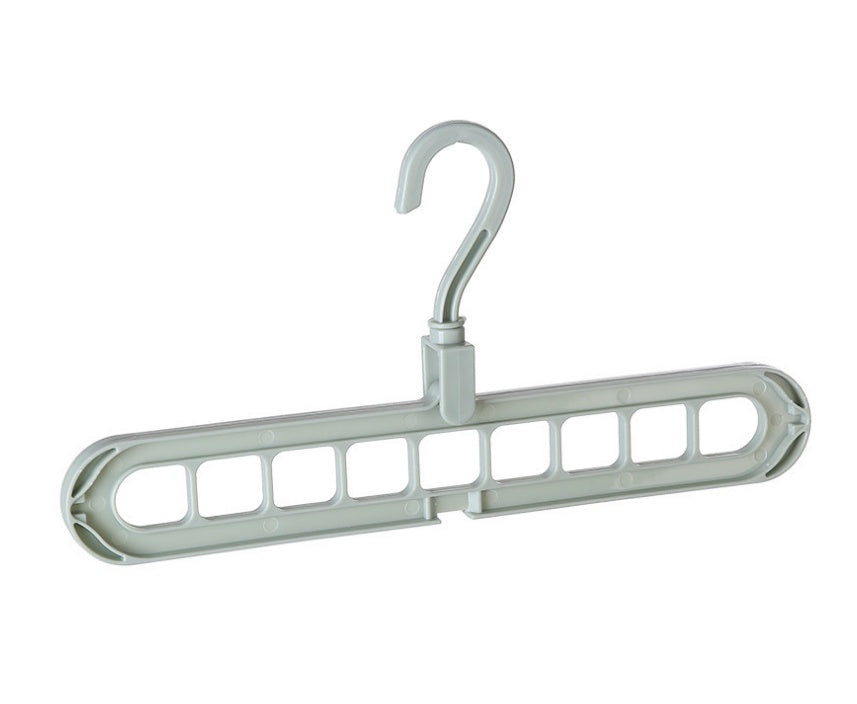 Plastic Clothes Hanger with Storage Hook