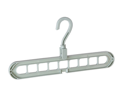 Plastic Clothes Hanger with Storage Hook