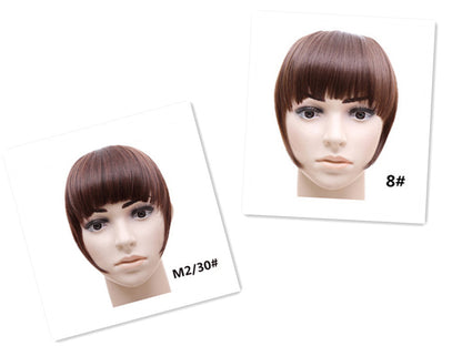 Synthetic Fake Hair Bangs