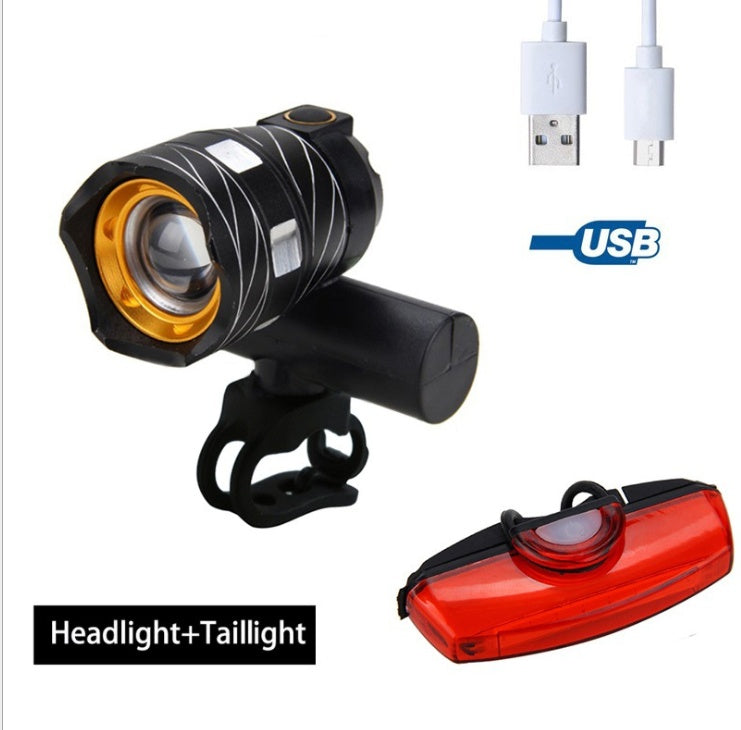 USB Rechargeable Bike Headlight