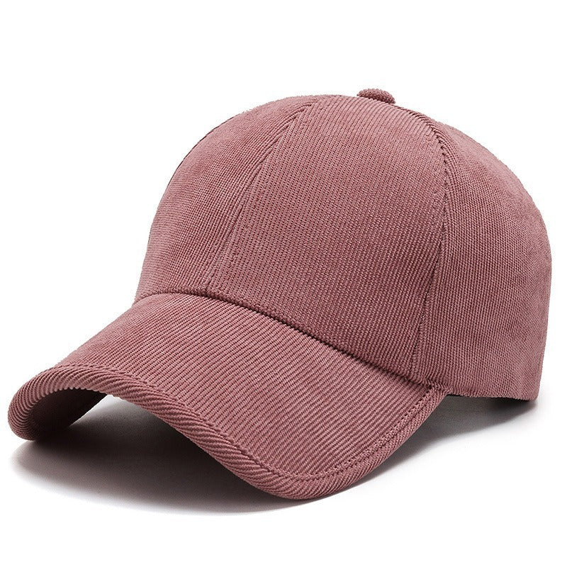 Four Seasons Corduroy Baseball Cap Casual All-matching