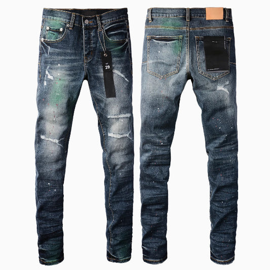 European American Street Retro Hip-hop Fashion Jeans
