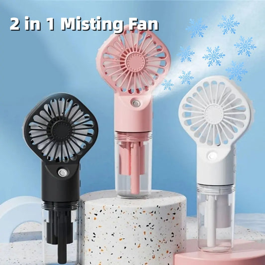 Portable USB Mist Fan - Strong Power and Humidification