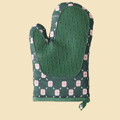 Heat Resistant Oven Mitts Anti-Scalding Gloves