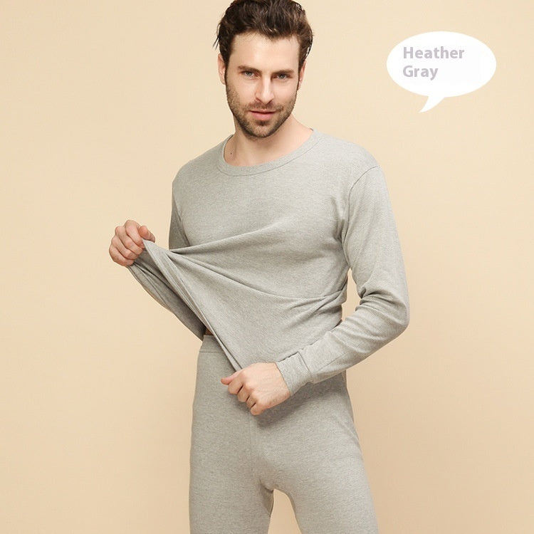 Men's Thick Cotton Thermal Underwear Suit
