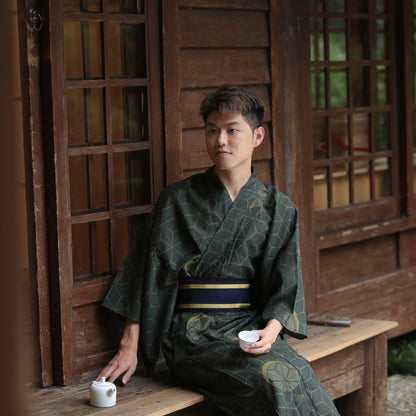 Japanese Kimono Male Samurai Costume
