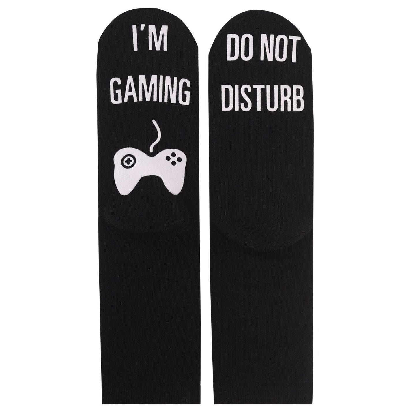 Men's Pure Cotton Letter Printing Tube Socks