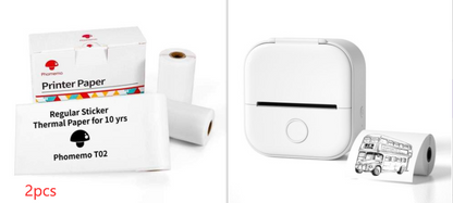 Mini Portable Thermal Label Printer - Ideal for Students and Price Tags